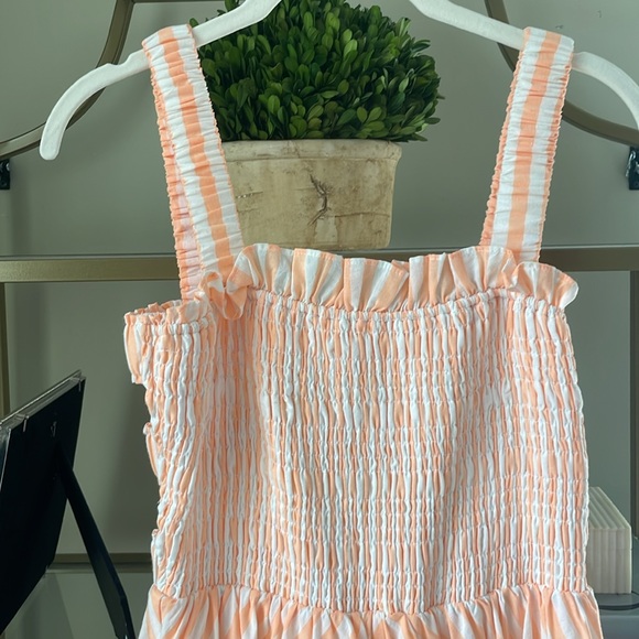 English Factory Smocked Midi Dress - Picture 6 of 9